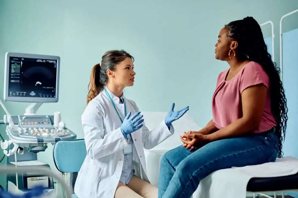 Woman have consultation about vaginal laxity Lewes