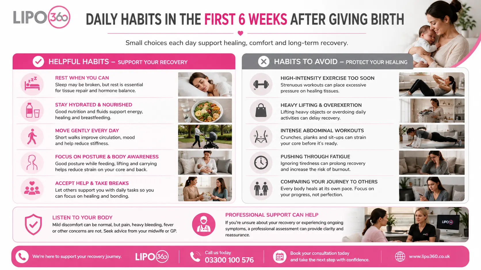 What to Do (and Avoid) in the First 6 Weeks After Giving Birth To Avoid Diastasis Recti 3 First 6 Weeks After Giving Birth To Avoid Diastasis Recti Lewes : Daily Habits in the First 6 Weeks After Giving Birth